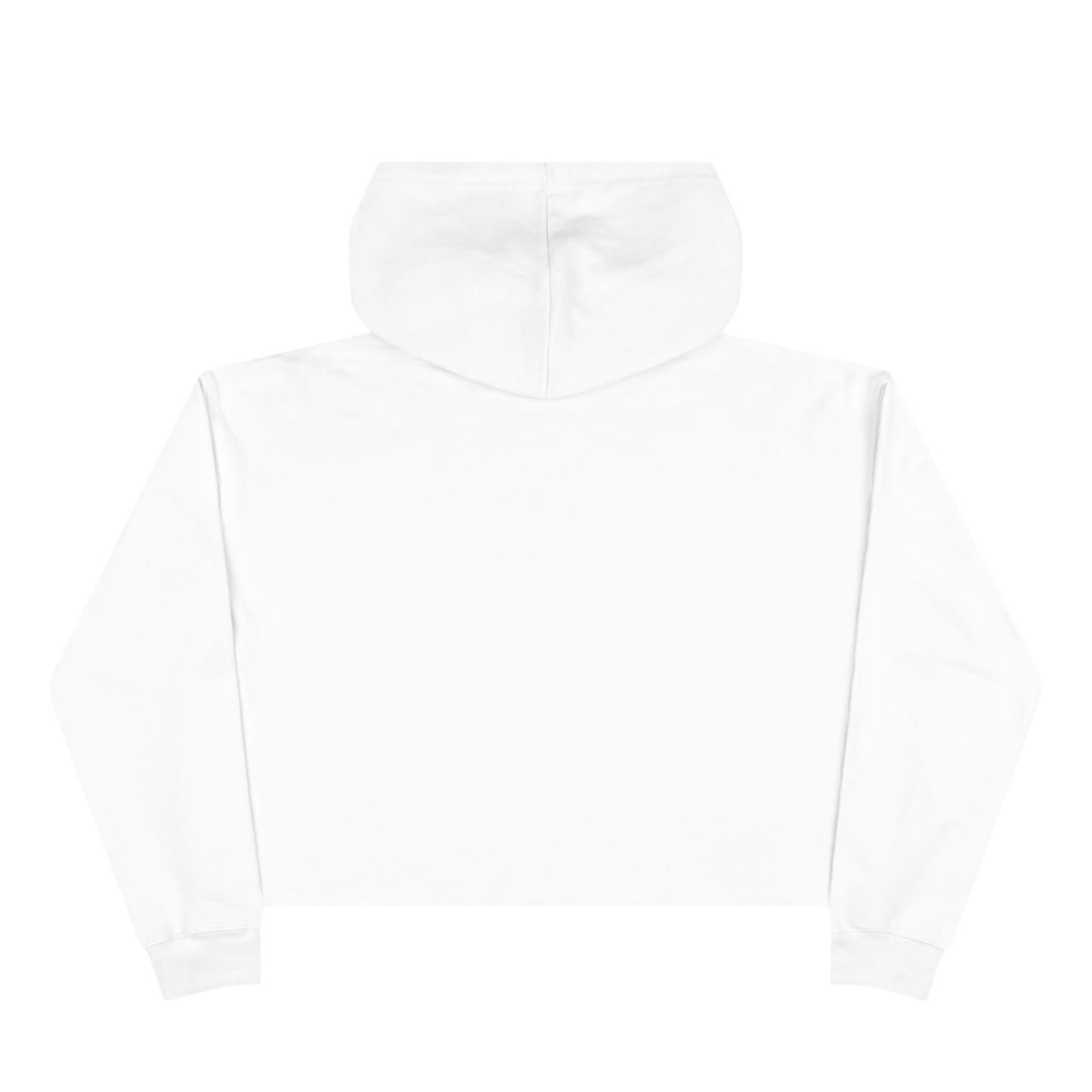 POETIC VESSEL-Cropped Hoodie — Minimal 'RV' Monogram Logo Crop Hoodie