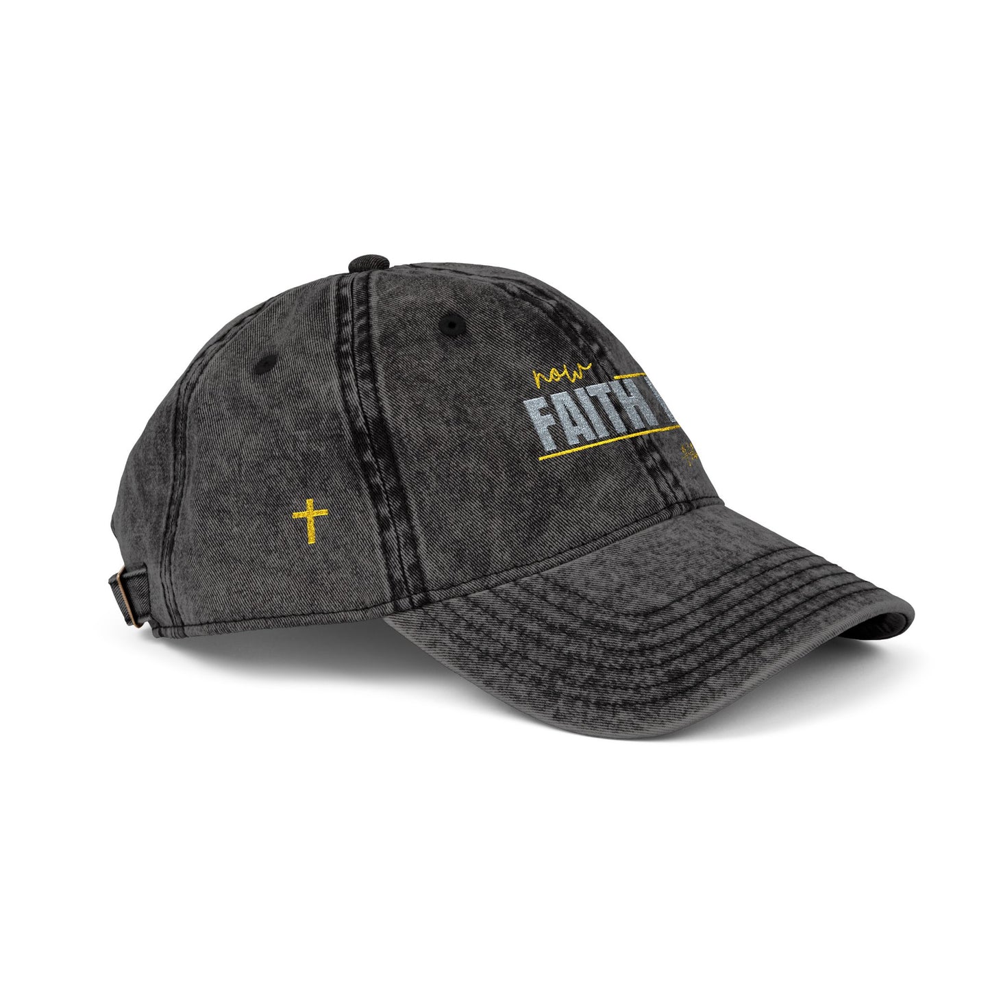 NOW FAITH-Vintage Cap (Embroidery)