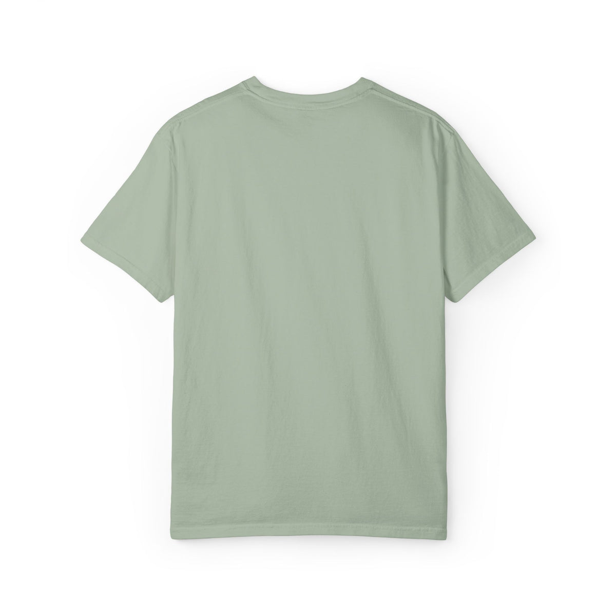 Poetic Vessel Embroidery-Minimal 'RV' Logo Garment-Dyed T-Shirt — Rust Chest Emblem