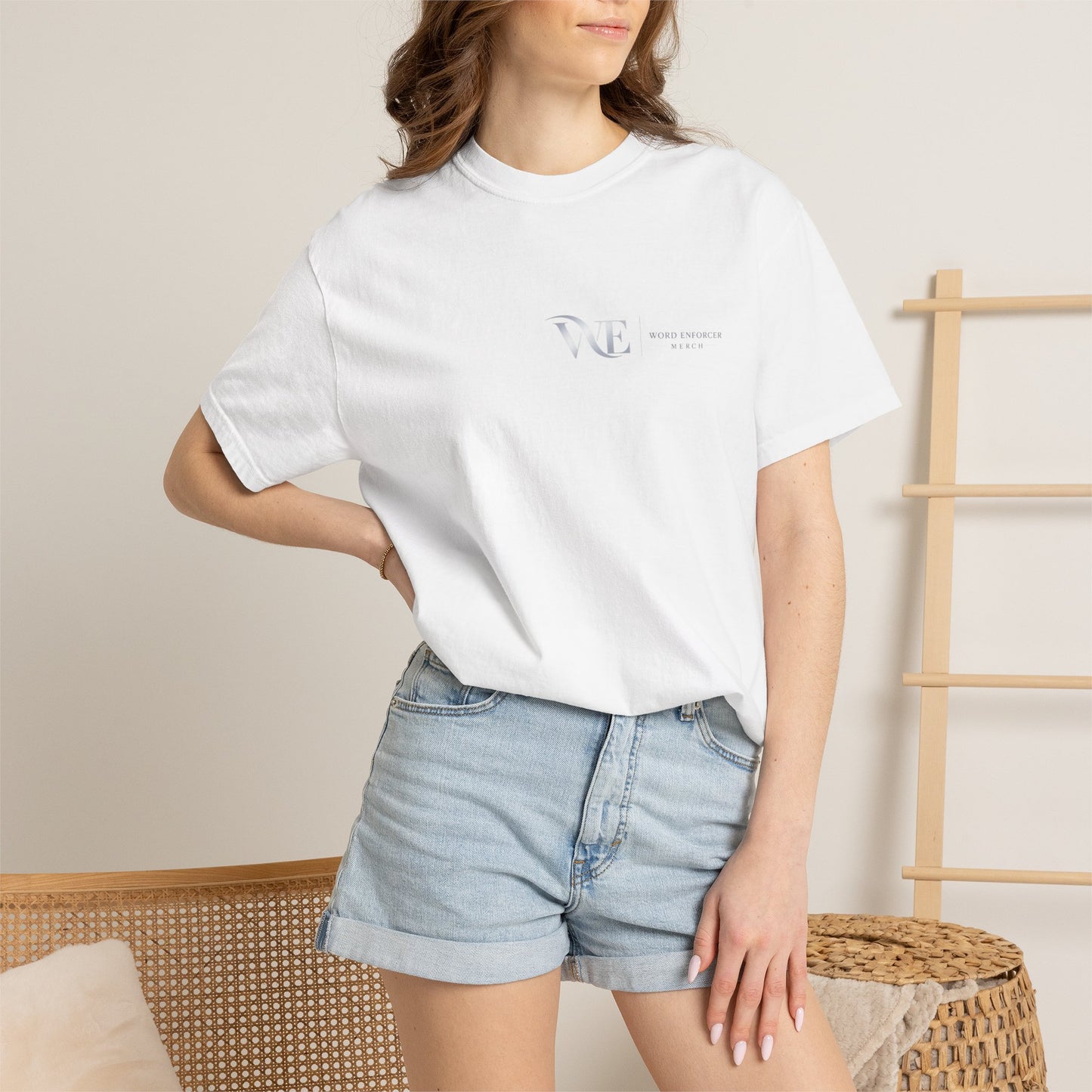 WORD ENFORCER-Unisex Garment-Dyed T-shirt