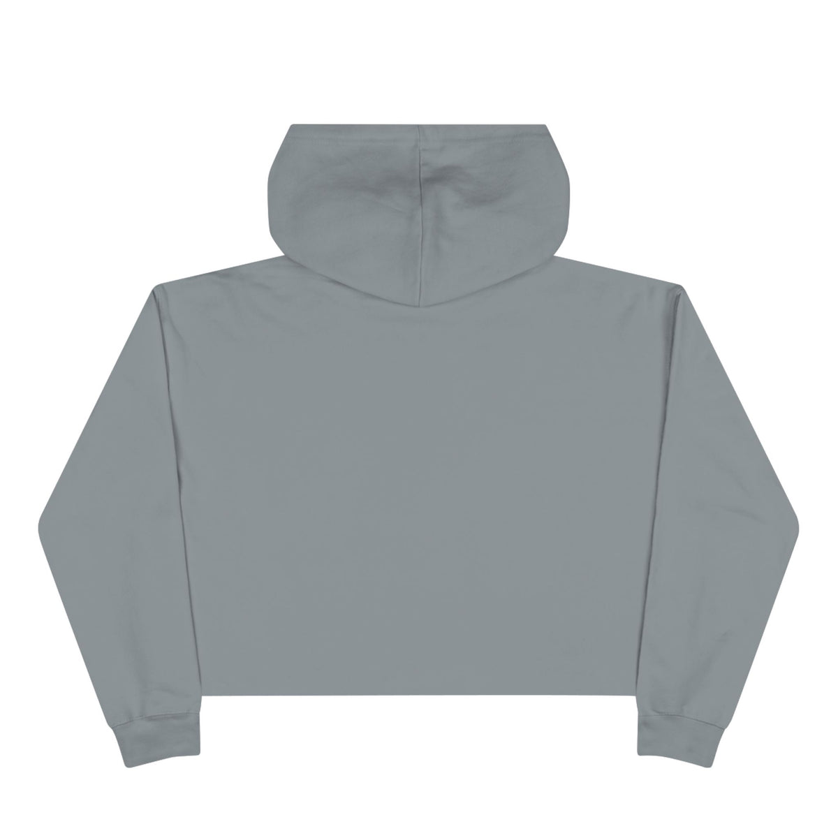 POETIC VESSEL-Cropped Hoodie — Minimal 'RV' Monogram Logo Crop Hoodie