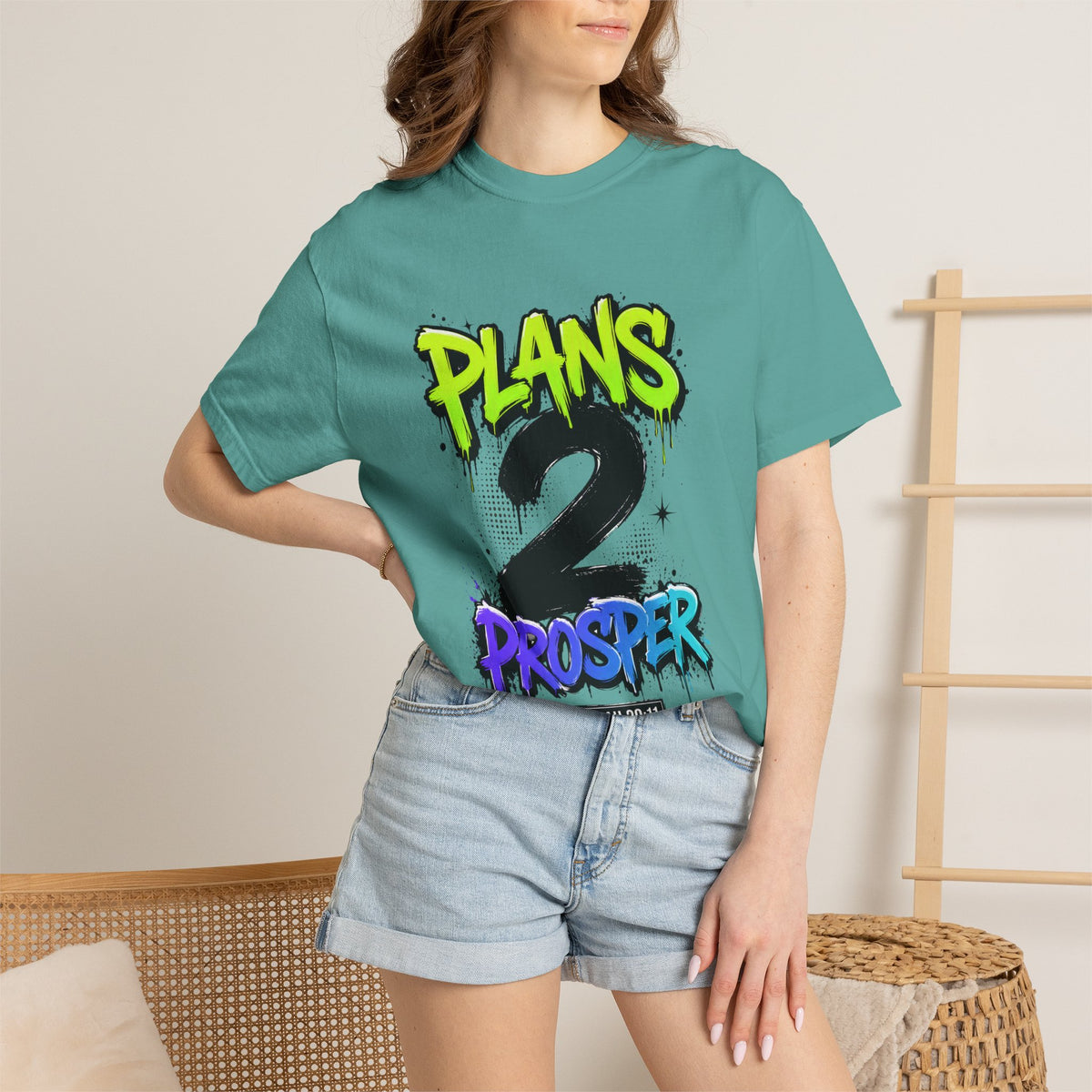 P2P-Unisex Garment-Dyed T-shirt