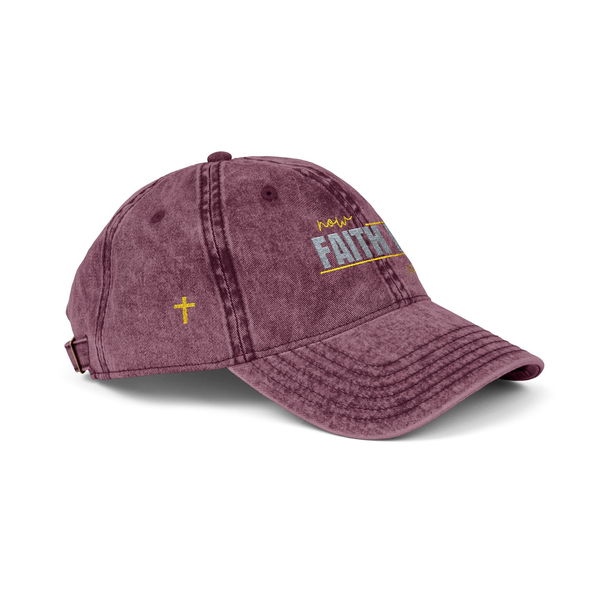 NOW FAITH-Vintage Cap (Embroidery)